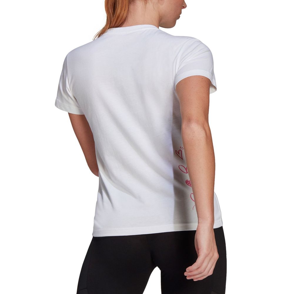 adidas Womens Printed Logo T-Shirt Size Medium
